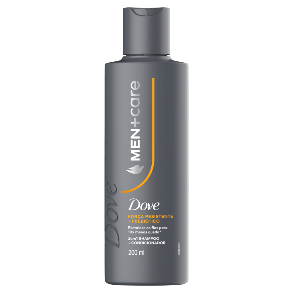 Shampoo 2 em 1 Dove Men Care Força Resistente 200ml