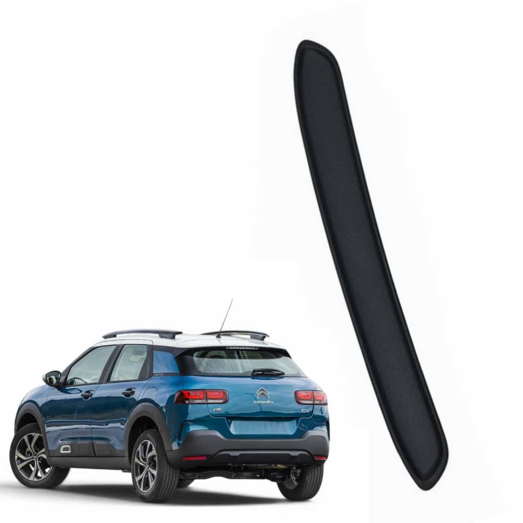 Aplique Friso Parachoque Traseiro C4 Cactus 2019 2020 2021 2022 2023 2024 Lado Esquerdo
