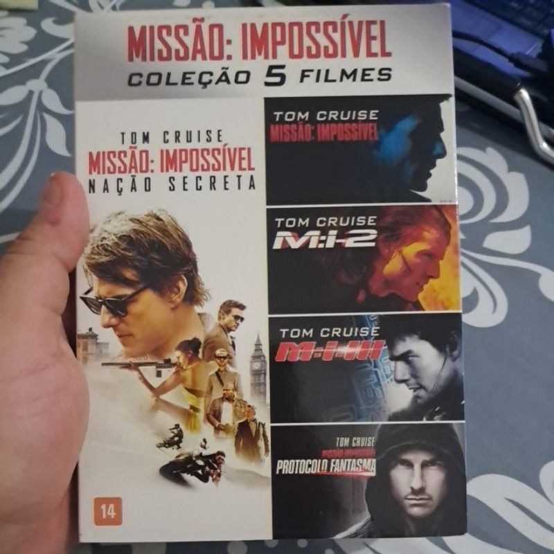 DVD Coleção Missão Impossível - 5 filmes - Original - Paramount