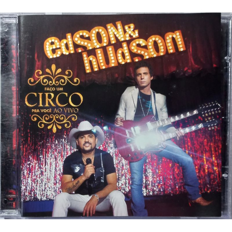 Cd original -Edson e Hudson ,faço um circo pra voce ao vivo. (2013)