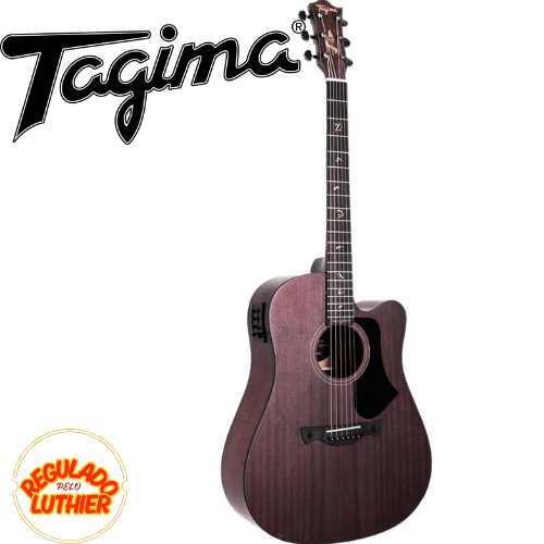 Violão Tagima Gran Reserva Signature Juninho Afram DKMOP Dark Mahogany Open Pore