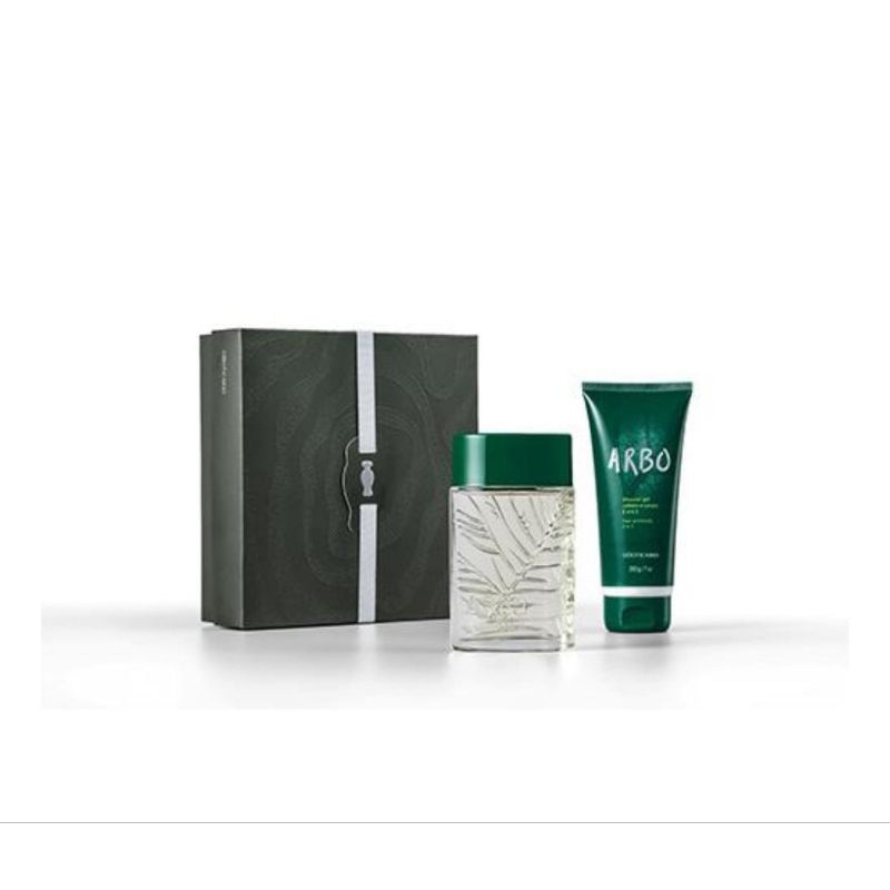 Kit Presente Arbo O Boticário - Perfume 100ml + Shower Gel + Caixa Original