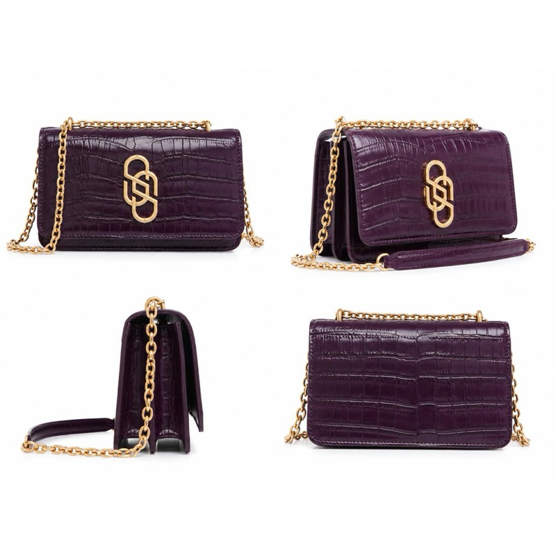 Bolsa Tiracolo Soul Wood Pequena Couro  Schutz Original