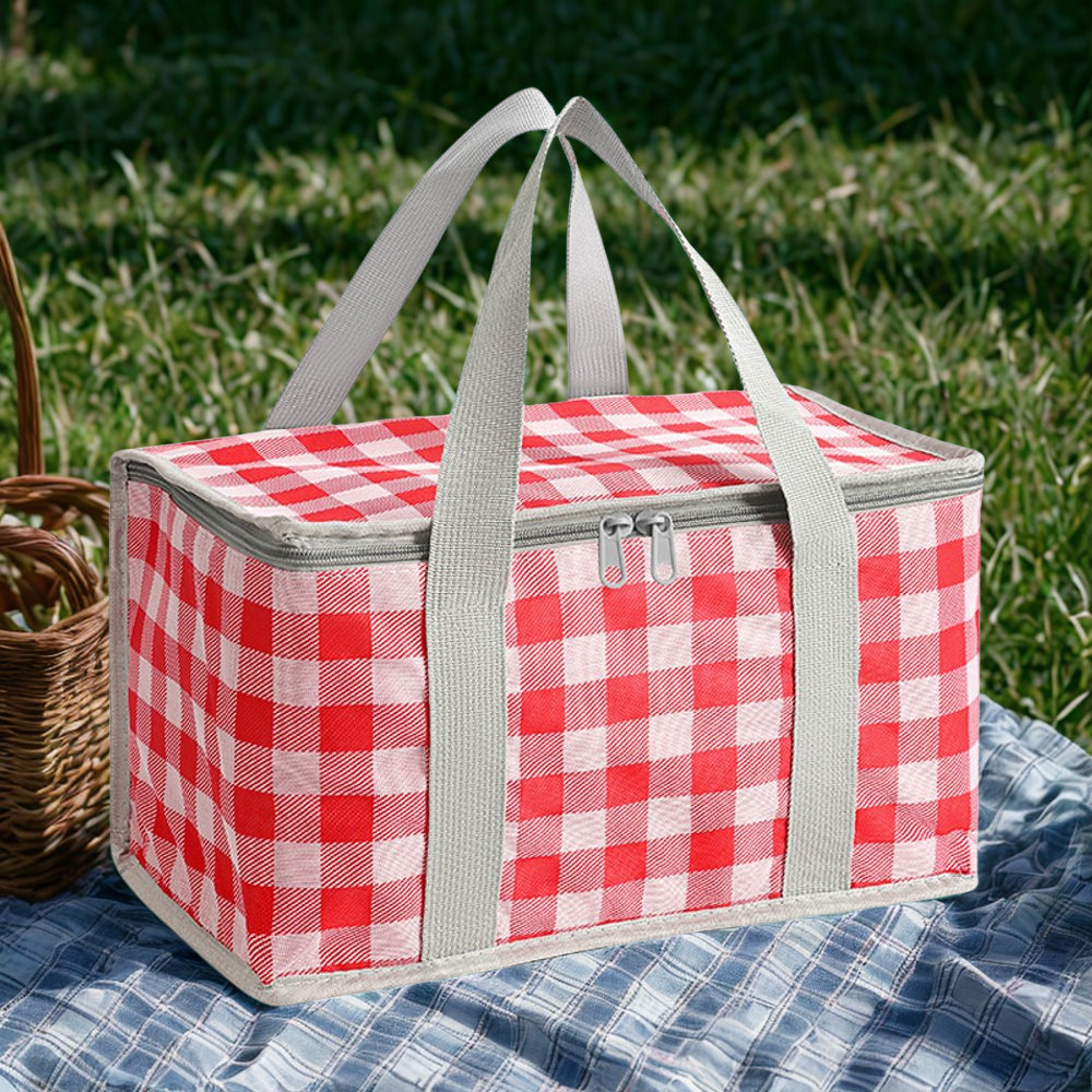 Bolsa Térmica Dobrável Lancheira Marmita Bebida Gelada guardar comida Praia Viagem PicniquePicnic