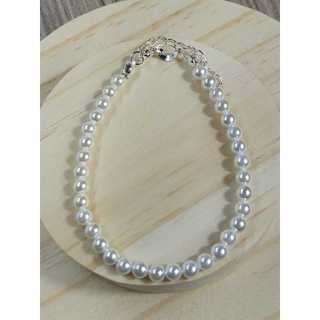 Pulseira Pérola Shell com Fecho em Prata 925 Elegante Feminina ✨🤍
