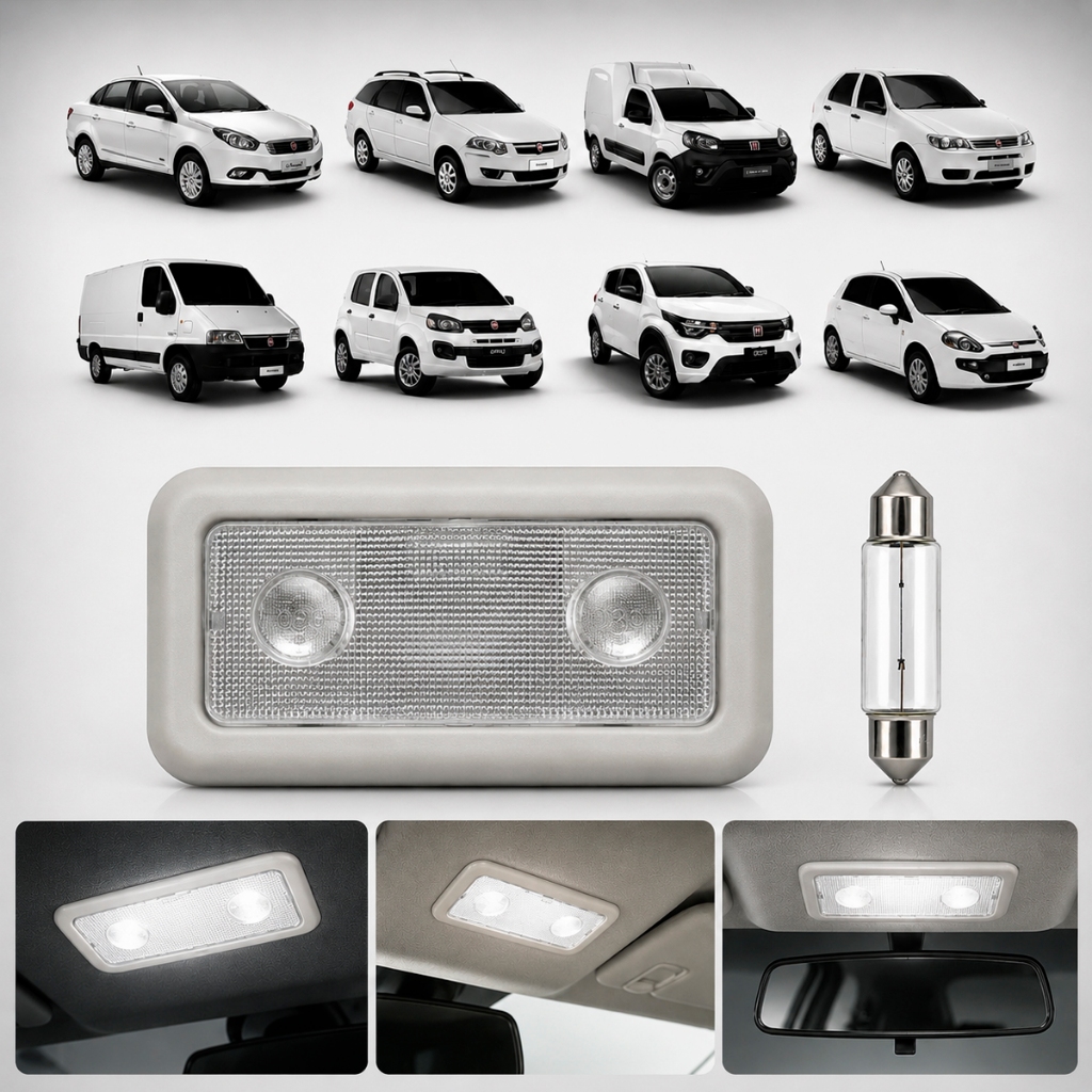 Lanterna Luz De Teto Palio Uno Doblo Mobi Idea