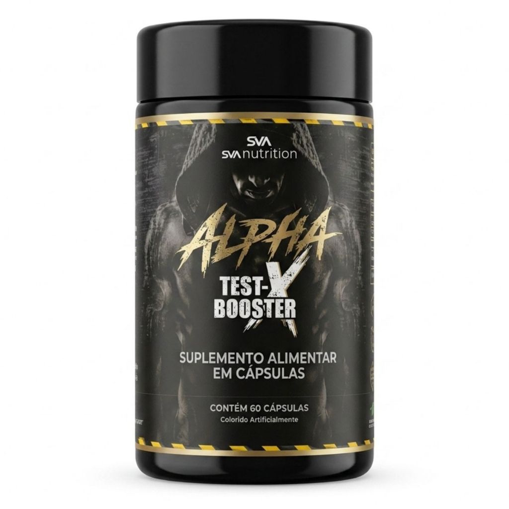 Alpha Booster Complexo Precursor de Testo Sva Nutrition 60 Cápsulas