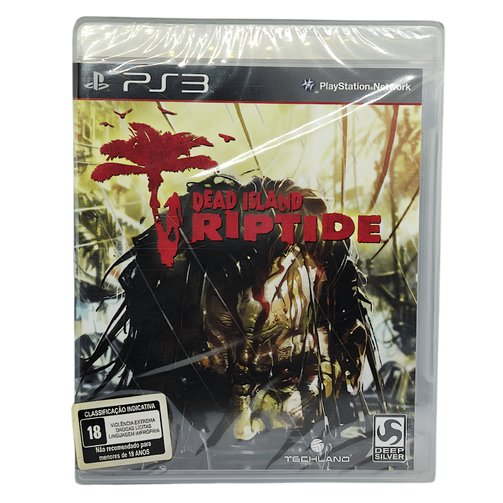 Jogo PS3 Dead Island Riptide Midia Fisica Novo Lacrado Original Playstation 3 Zumbi Deep Silver Raro Colecionador