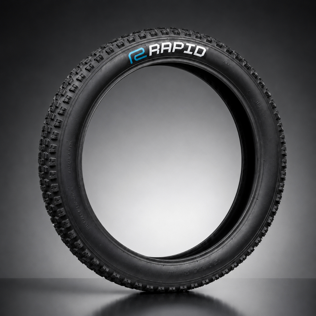 Pneu 20x4.0 Rubbest Rapid Kevlar 60 TPI Bike Elétrica Fat Bike Aro 20