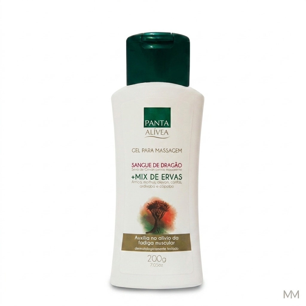 Alivea Gel Para Massagem Panta Cosmética 200g Com Sangue De Dragão