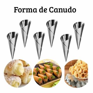 Formas Canudo/ Canudinho N° 1 para rechear Cone recheado doces salgados festa