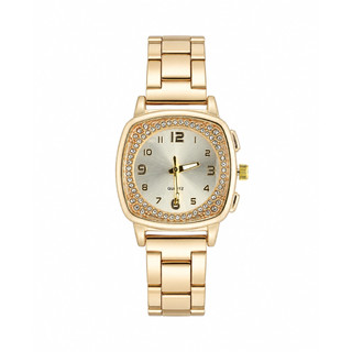 Relógio Feminino Lírio Pearl Gold 35mm · XD Cravejado Premium Blogueira