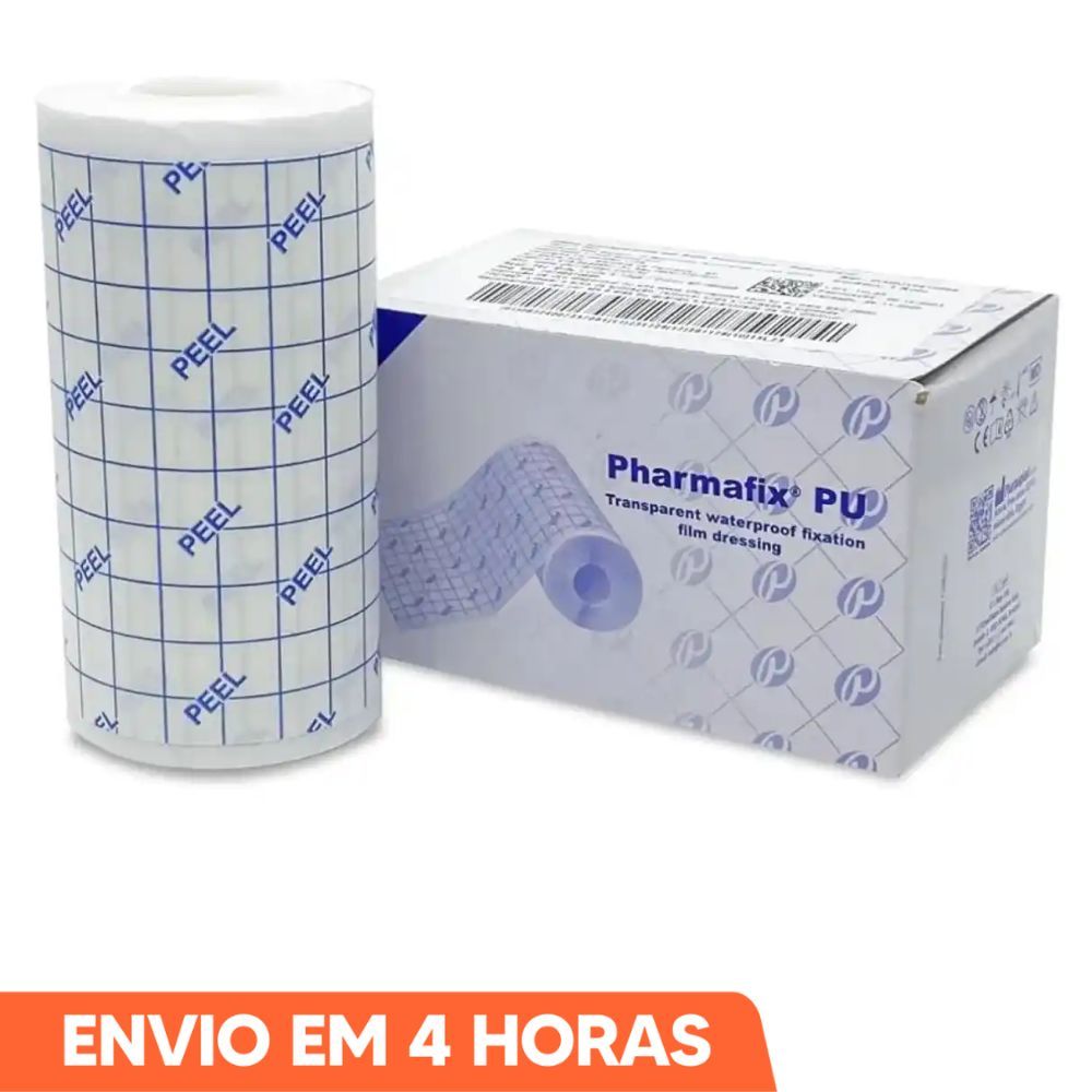 Curativo Filme Transparente Rolo 10cm x 10m Marca Pharmafix
