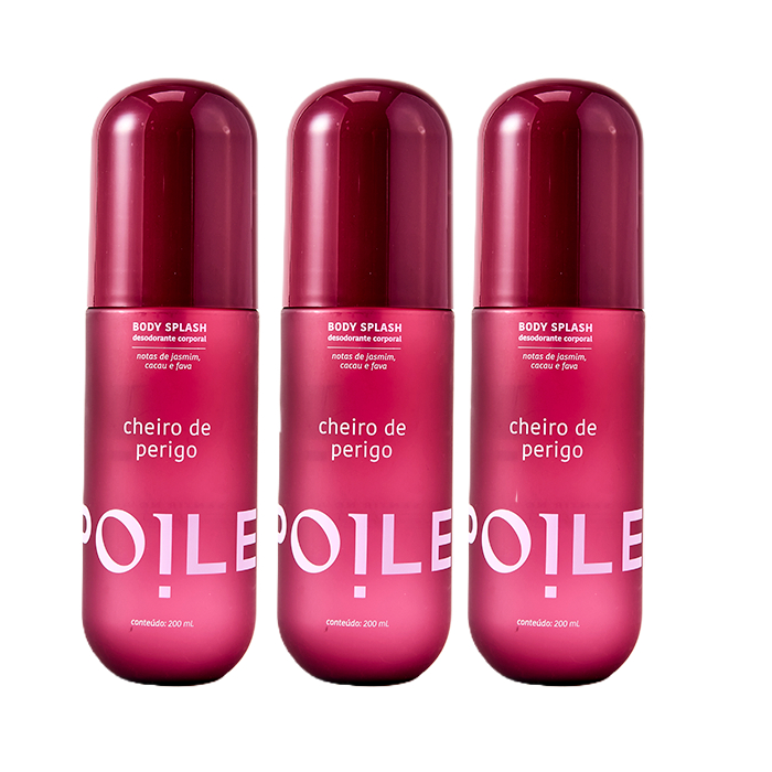 3x Body Splash Cheiro de Perigo - Spoiler