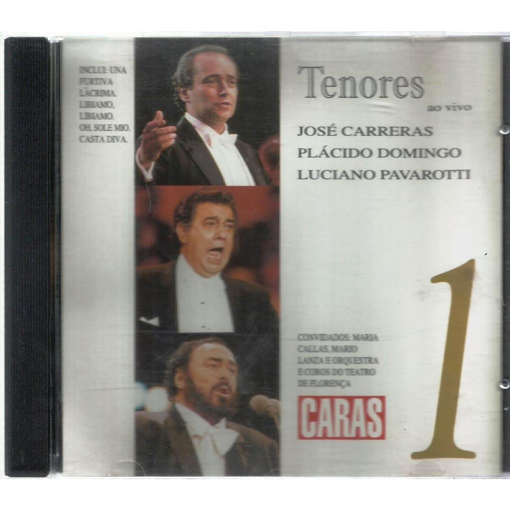 1623 Mcd- Cd 1995- Música- Tenores Ao Vivo- José Carreras- Plácido Domingo- Luciano Pavarottti- Vol 1