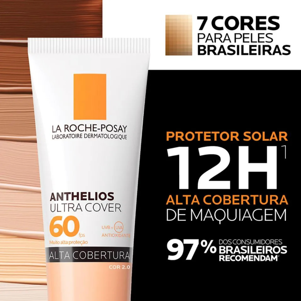 Anthelios Ultra Cover Cor 2.0 Pele Extra Clara Fps60 30G — imagem 2 de 2