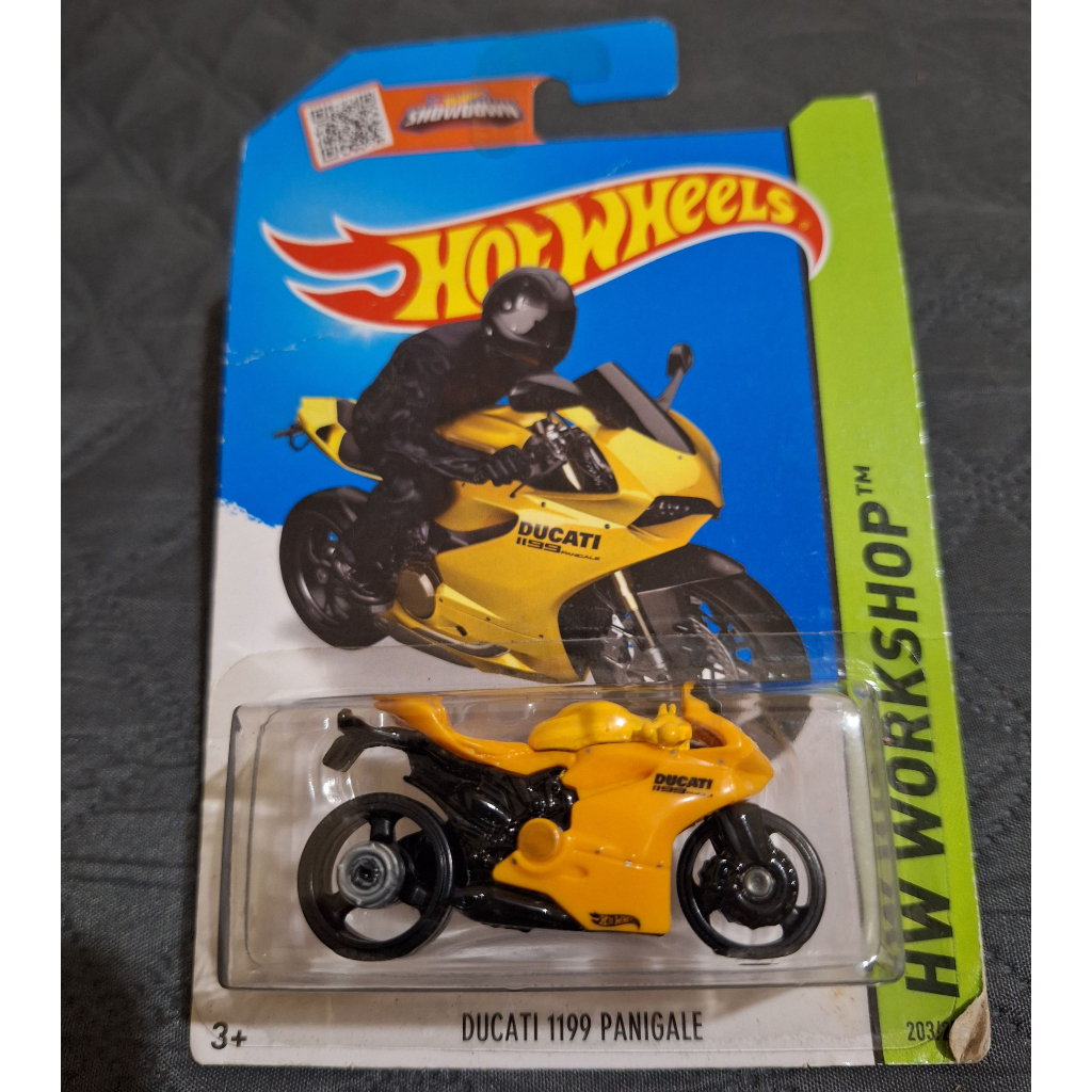 Hot Wheels Moto Ducati 1199 Panigale Amarela
