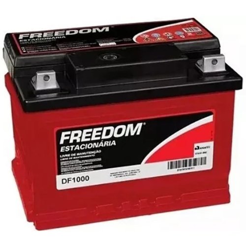 Bateria Estacionária Freedom DF1000 70Ah 12V - Vida Longa e Eficiência Energética