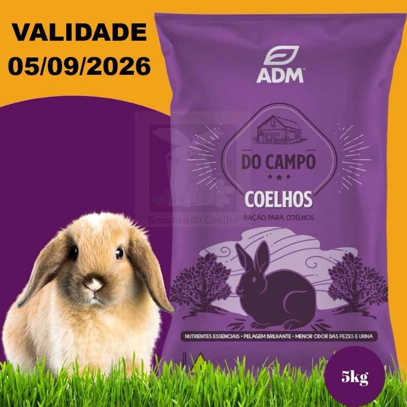 Ração ADM Do Campo COELHOS - 5Kg