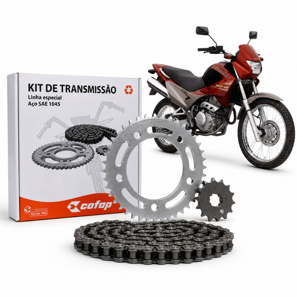 Kit Relação Tração Transmissão NX Falcon 400 1999 à 2015 Original Cofap
