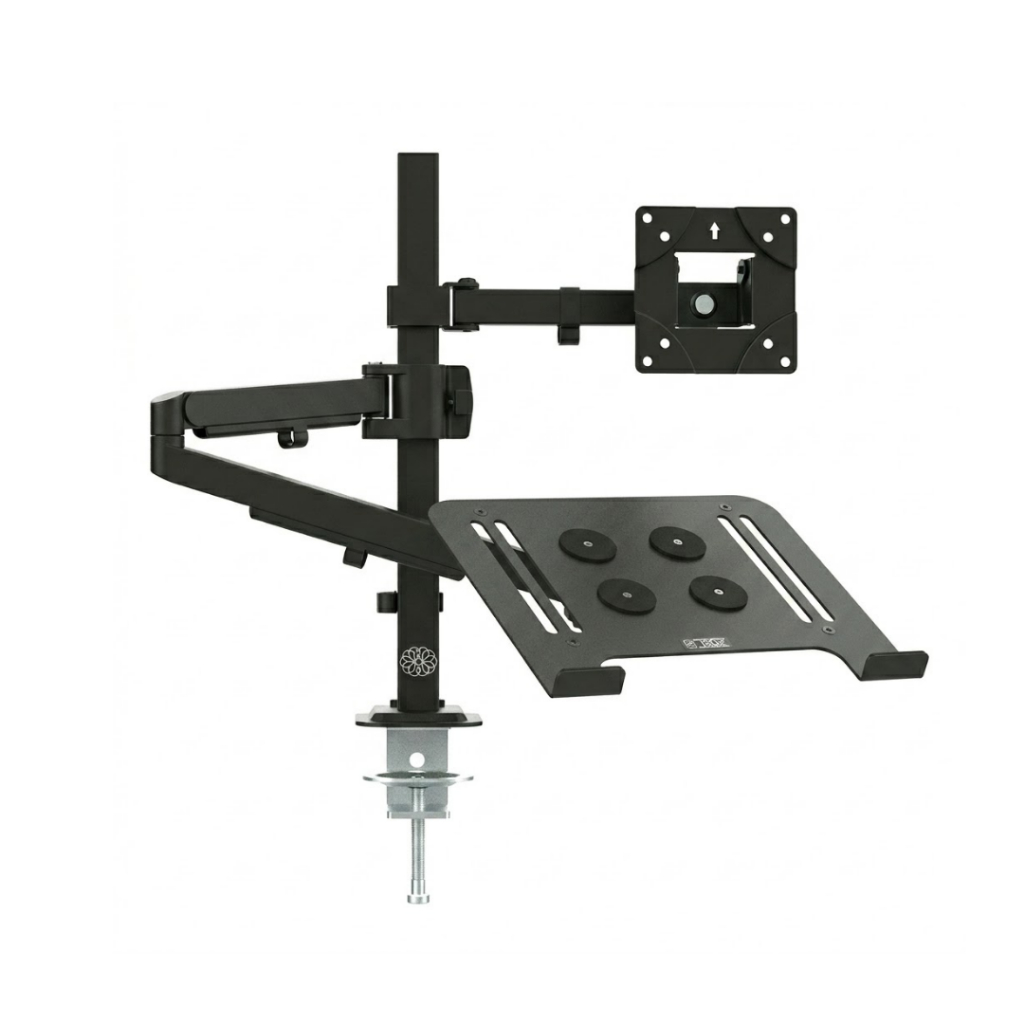 Suporte Notebook Bandeja Para Suportes de Monitores ELG, Evolut, Genérico etc; Aço 13-17 Polegadas — imagem 2 de 2