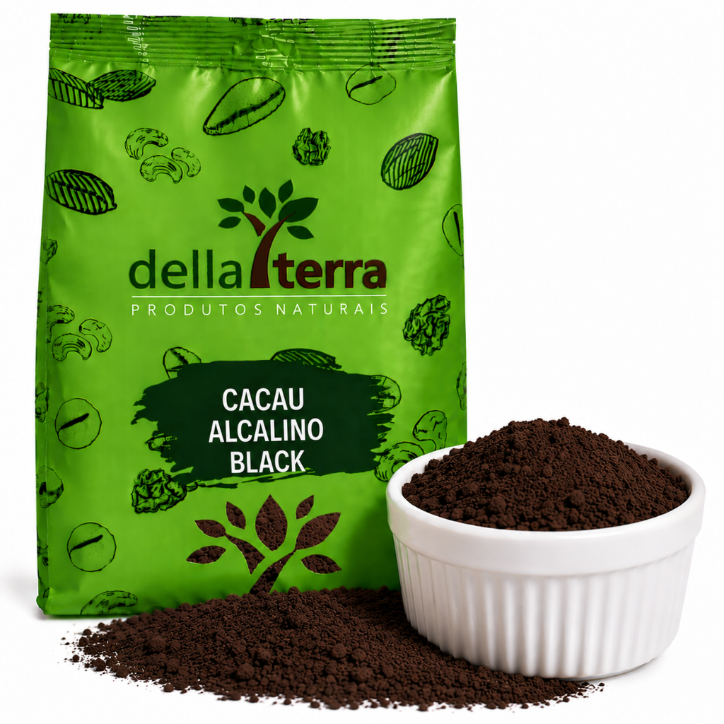Cacau em Pó Alcalino Black 1Kg - Della Terra
