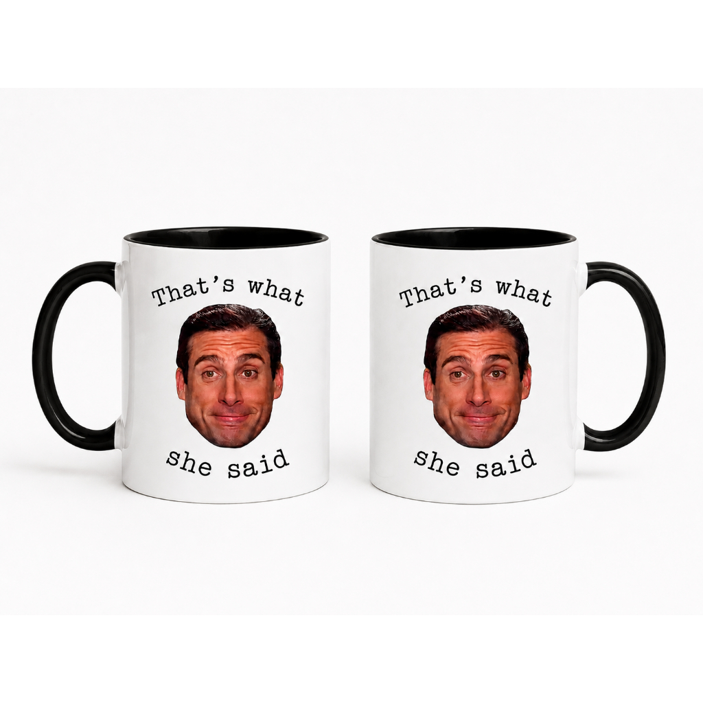 Caneca Engraçada That's What She Said The Office Presente - (Michael Scott)