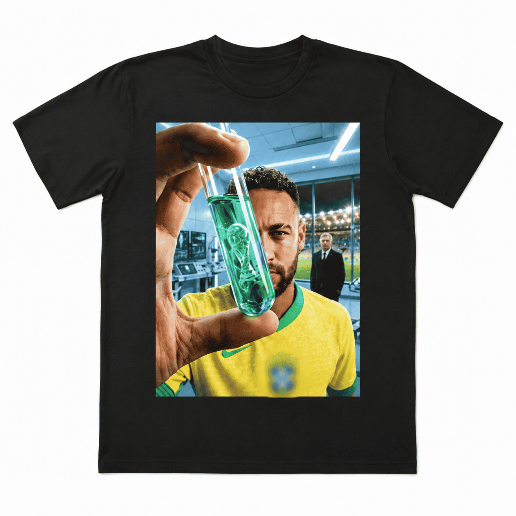 Camisa Camiseta Neymar Seleção Brasileira Roupa Blusa Unissex Adulto Infantil Arte Exclusiva