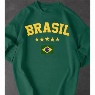 Camisetão Brasil Seleção Copa Streetwear Oversized Estilosa 100% Algodão Premium Tshirt