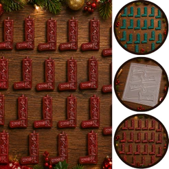 1~10 Forma Simples Pirulito Bota Papai Noel 180 Acetato BWB Para Bombom e Doces de Chocolate (CHOCO)