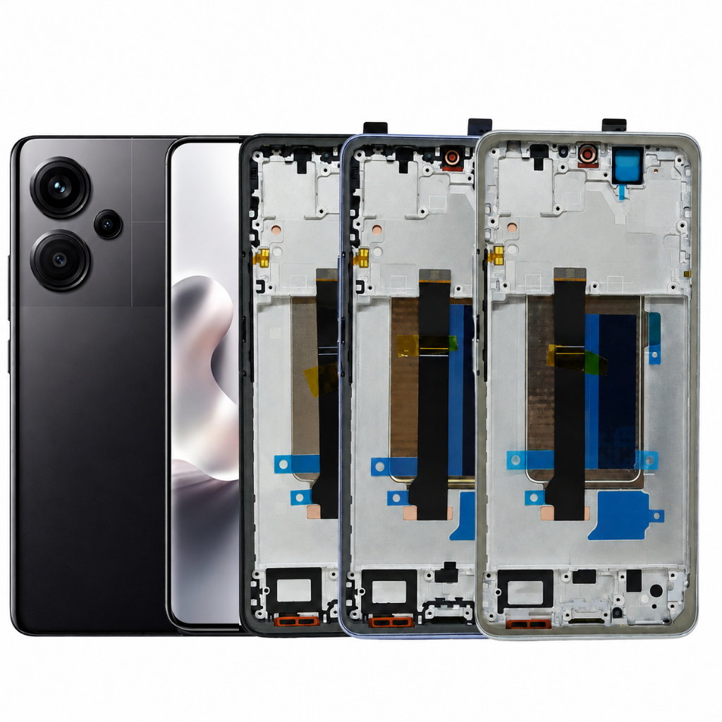 Display Redmi Note 13 Pro+ Plus 5G Tela Amoled Original Com Aro Moldura Com Digi
