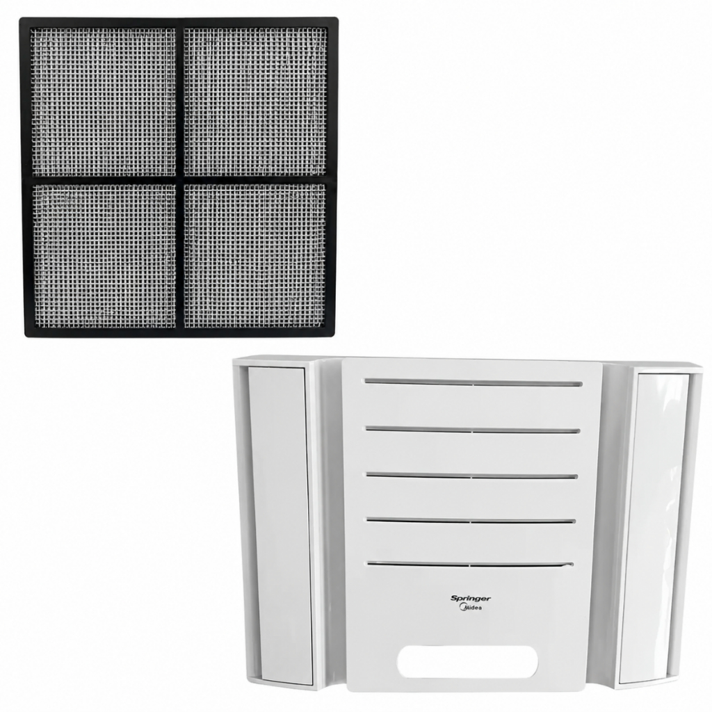 Painel Frente Plástica Completo Ar Janela Springer Digital (Ref. GW05836045 + GW13704035)