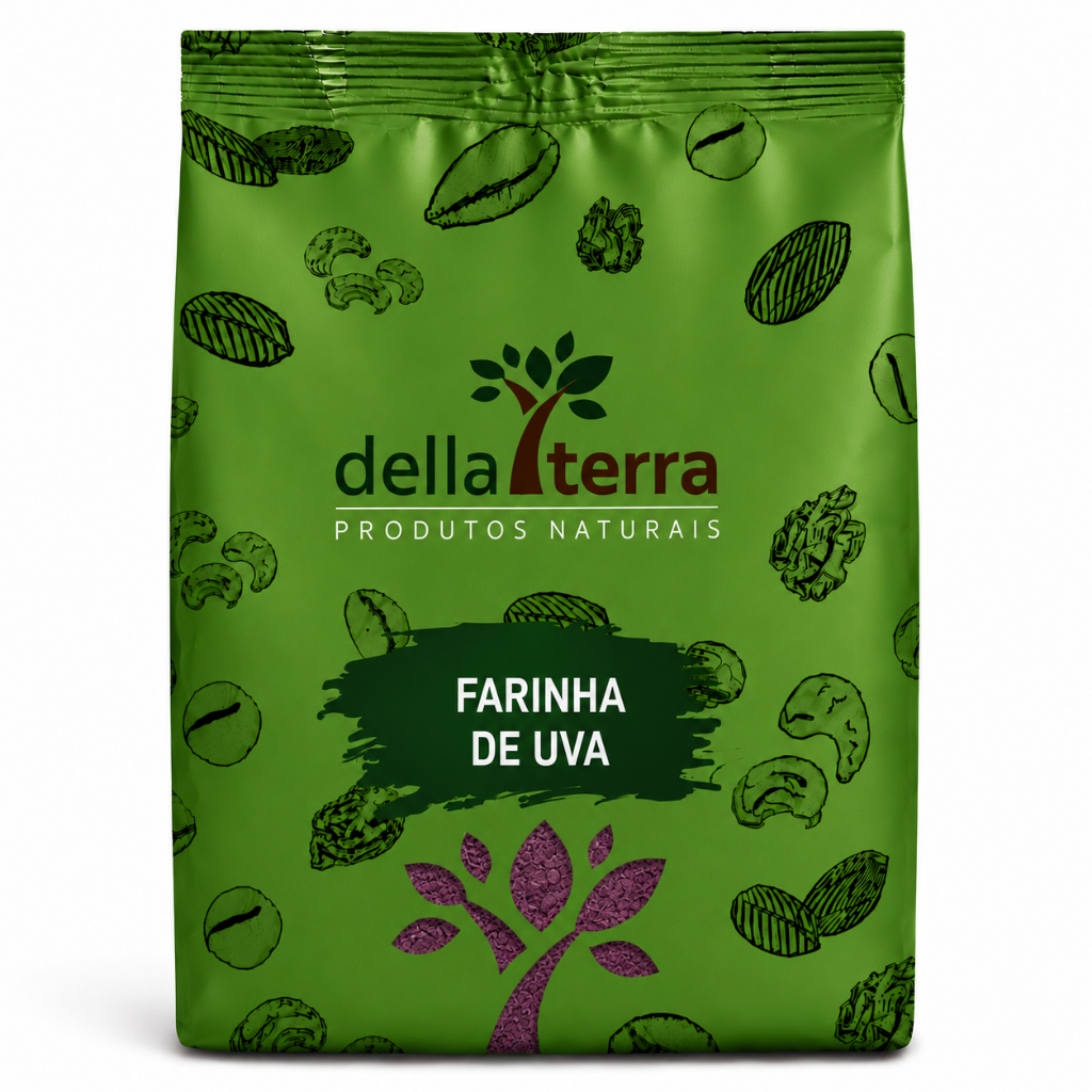 Farinha De Uva Pura 1 Kg - Della Terra — imagem 2 de 2
