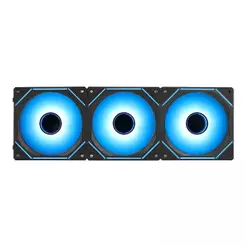 Kit C/3 Ventoinhas Rise Mode Magneto Pro 120mm ARGB Preto - RM-MAPRO-ARGB-B