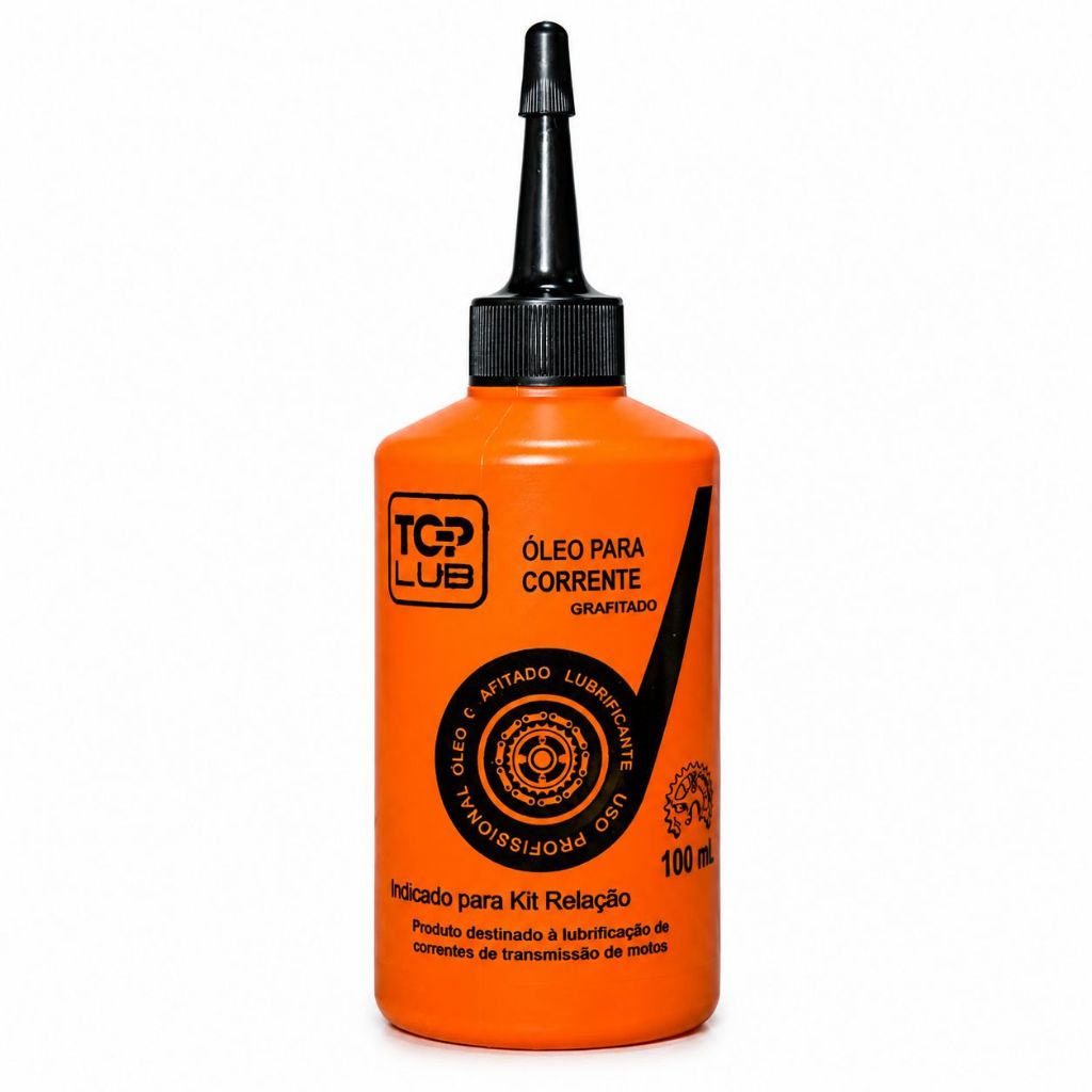 Kit 10x Oléo Grafitado Corrente Moto Bike Quadriciclo 100ML — imagem 2 de 2