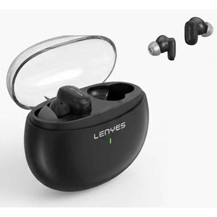 Fone de Ouvido Bluetooth Lenyes AIR56 TWS Sem Fio com Estojo de Recarga