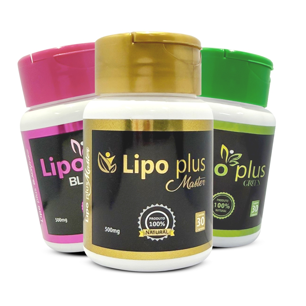 Lipo Plus Suplementos - Cápsulas - Escolha o Modelo