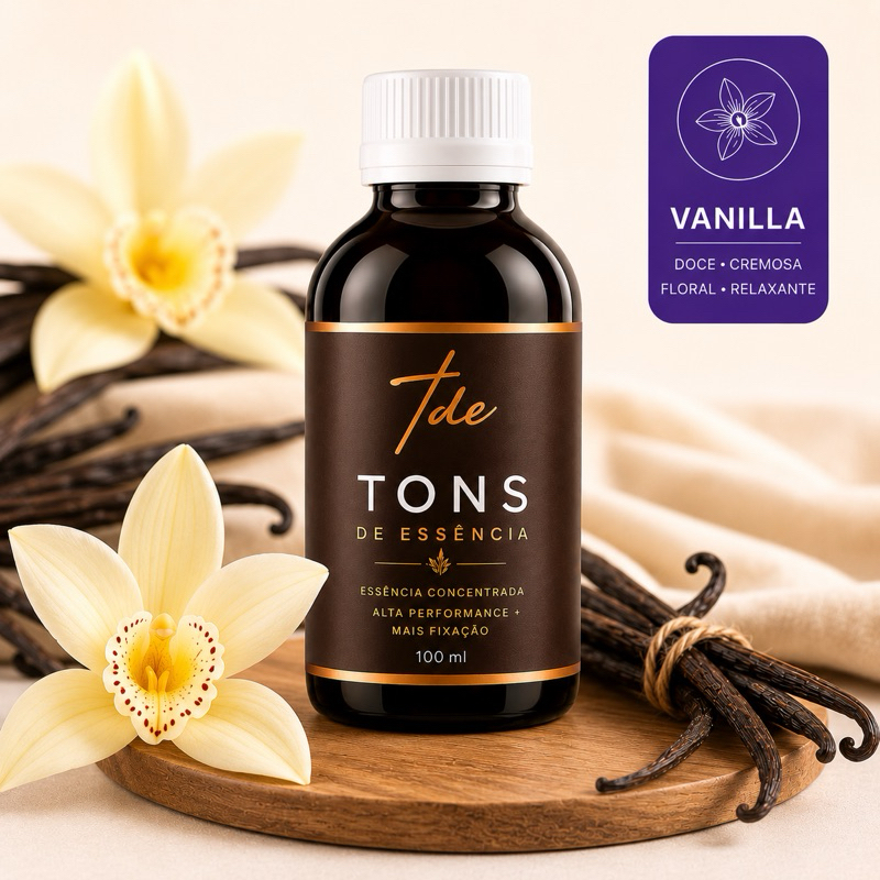 Essência Concentrada Vanilla aromática - 100ML