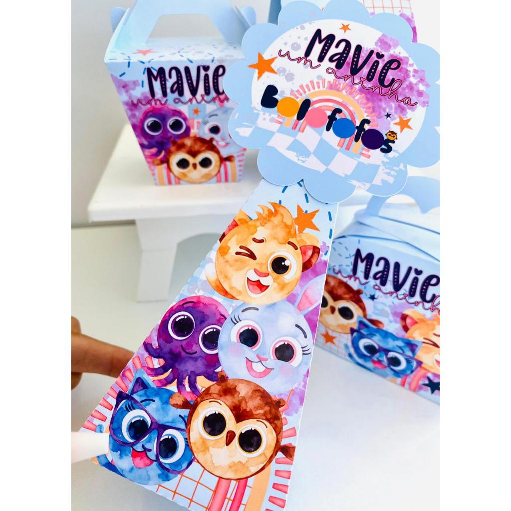 KIT  Personalizados BOLO FOFO /personalizados/Mimo/Lembrancinha/Festa Aniversario PEGUE E MONTE