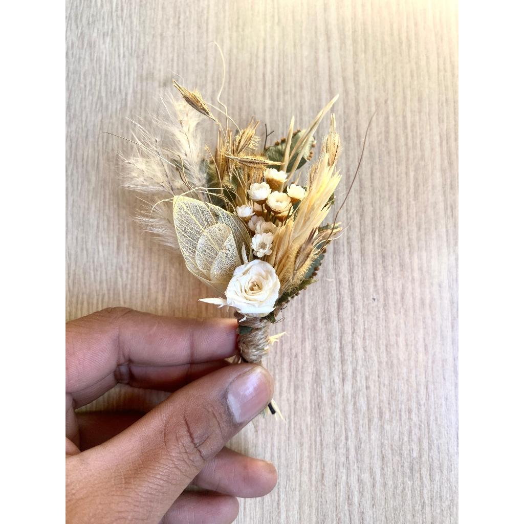 Flor de Lapela de Flores Preservadas e Desidratada para