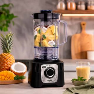 Liquidificador Power Max LN66 2200W 3,1L 15 Velocidades Arno Copo Grande Rapido Potente