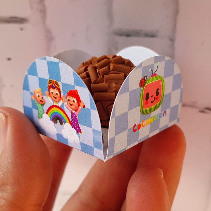 Forminhas para Docinhos Brigadeiro Doce Lembrancinhas Aniversário Cocomelon