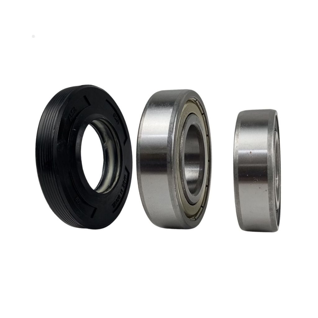 Kit Rolamentos 6205 e 6206 e Retentor Tanque Compatível Lava e Seca Samsung DC62-00008A