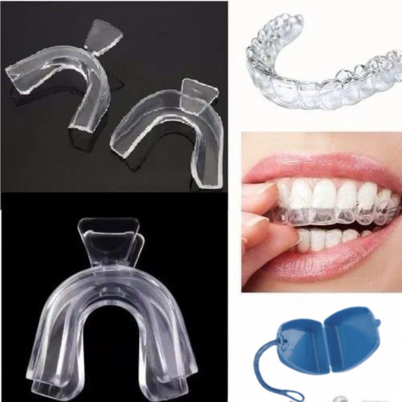 Protetor Bucal Silicone Moldável + Estojo Placa Anti Desgaste Dos Dentes Confort