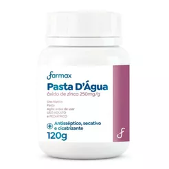 Pasta D'Água Com Glicerina Pote Farmax 120g