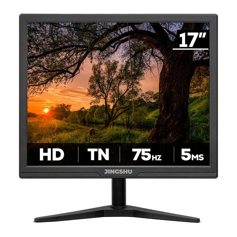 Monitor Jingshu 17, 17 Pol, HD, 5ms, 75Hz, HDMI/VGA, JGS-OFFC17-JL01