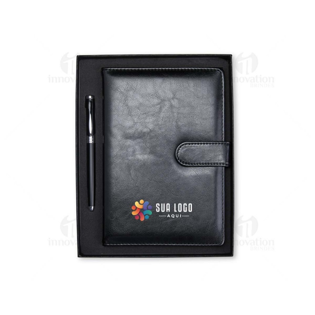 Kit Executivo 2 Peças Premium + Placa Personalizado