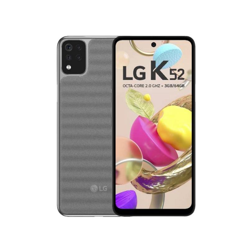 Smartphone LG K52 64GB 4GB RAM Tela 6.6' Câmera Traseira Quádrupla 48MP Android 12 - Celular de Vitrine (Original)