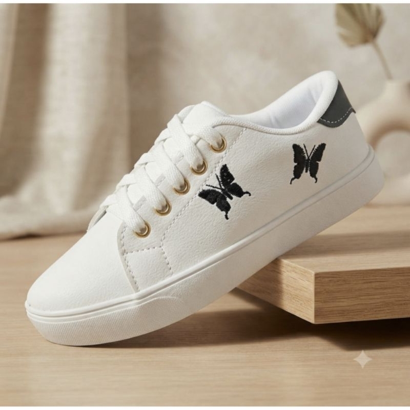 Tênis borboleta feminino casual leve macio e confortável lançamento em promoção (envio imediato)