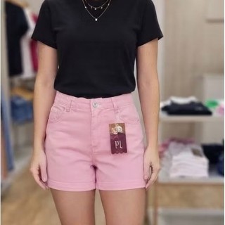 Short Jeans Rosa - Novidade! 💖
